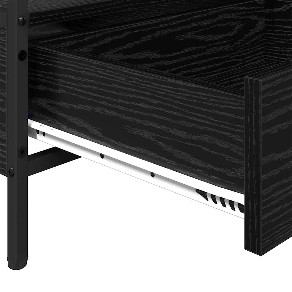 Soffbord Svart Ek 100 x 51 x 45 cm