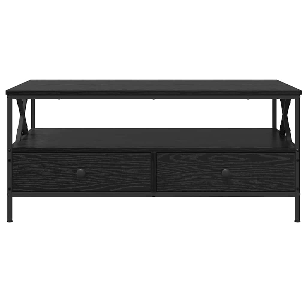 Soffbord Svart Ek 100 x 51 x 45 cm