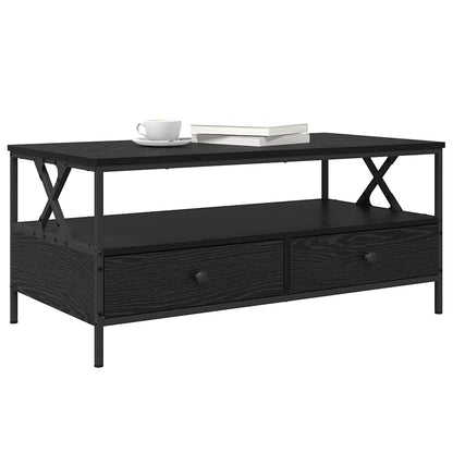 Soffbord Svart Ek 100 x 51 x 45 cm