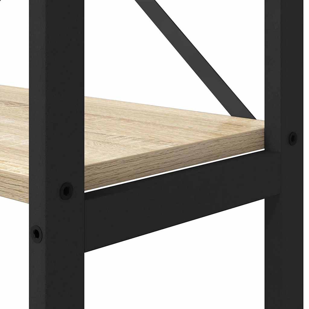 Hyllsystem Sonoma-ek 156 x 25 x 167 cm Konstruerat trä