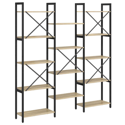 Hyllsystem Sonoma-ek 156 x 25 x 167 cm Konstruerat trä
