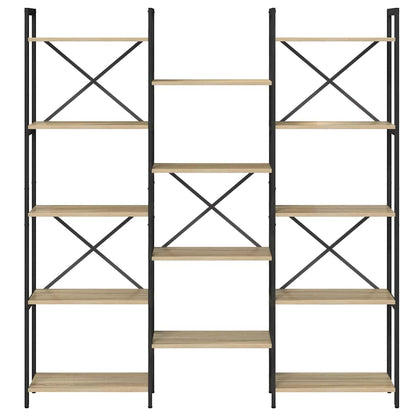 Hyllsystem Sonoma-ek 156 x 25 x 167 cm Konstruerat trä
