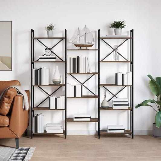 Hyllsystem Sonoma-ek 156 x 25 x 167 cm Konstruerat trä