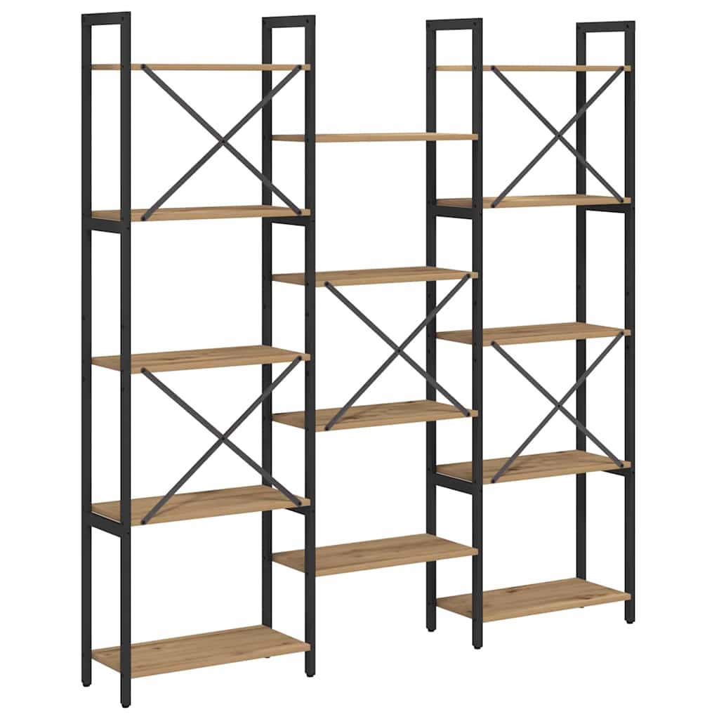Hyllsystem Artisan Ek 156 x 25 x 167 cm Konstruerat trä