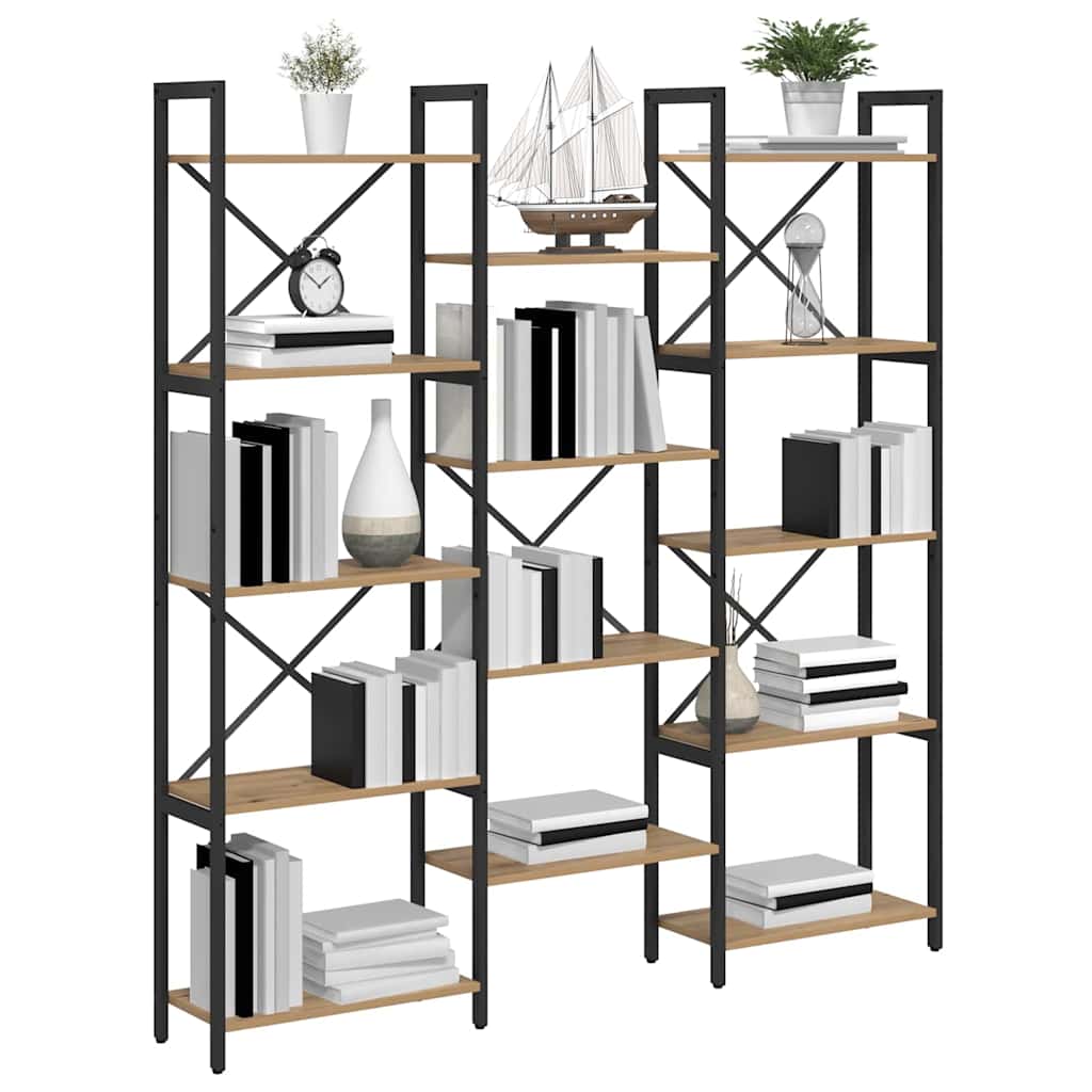 Hyllsystem Artisan Ek 156 x 25 x 167 cm Konstruerat trä