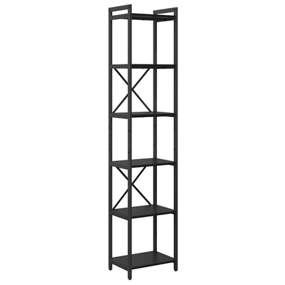 Bokhylla Svart Ek 40 x 30 x 188 cm