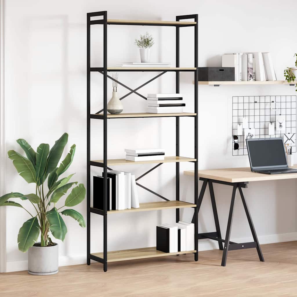 Bokhylla Sonoma Ek 80 x 30 x 188 cm