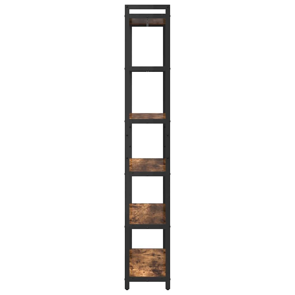 Bokhylla Rökfärgad Ek 80 x 30 x 188 cm