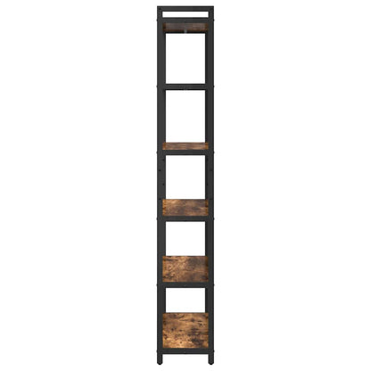 Bokhylla Rökfärgad Ek 80 x 30 x 188 cm