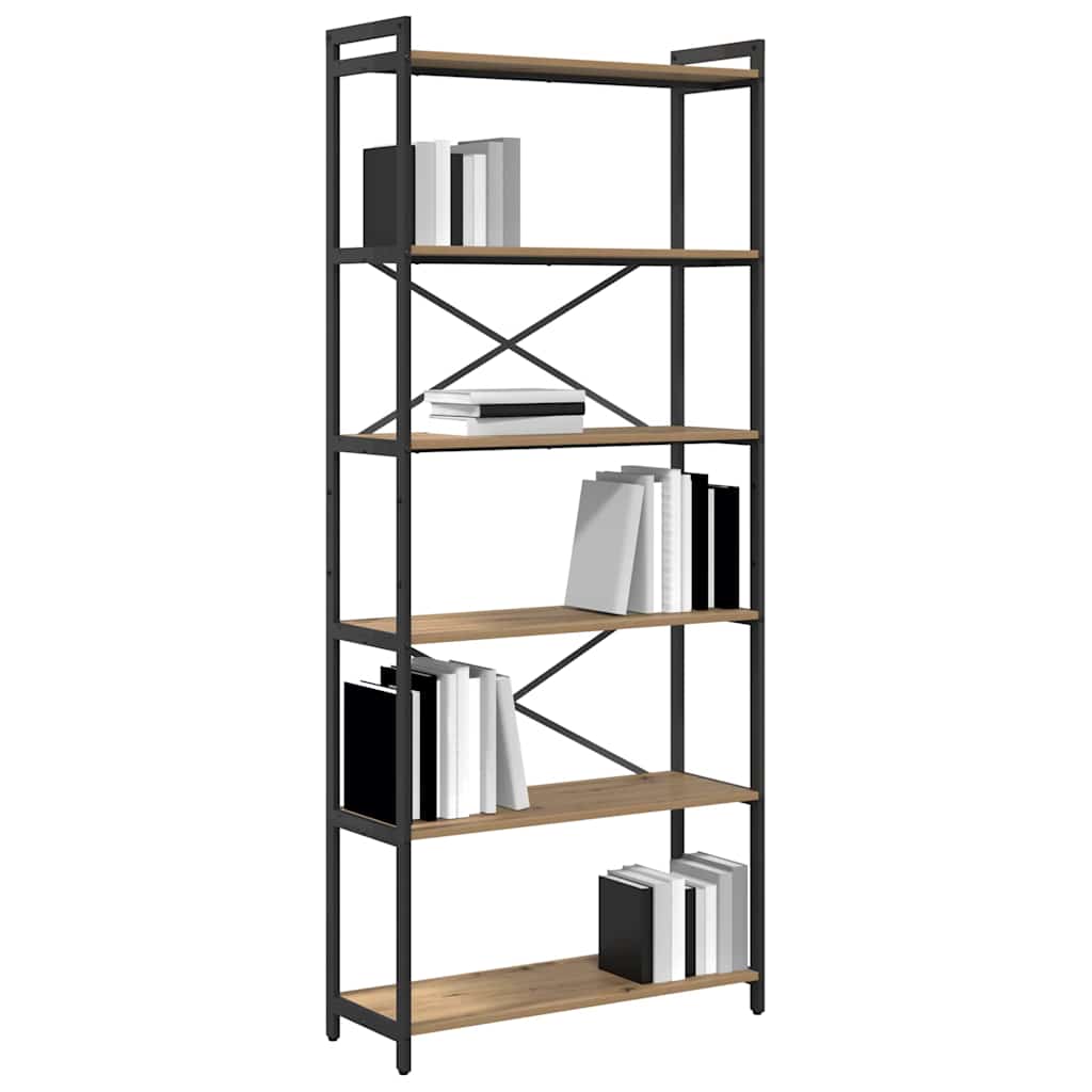 Bokhylla Artisan Ek 80 x 30 x 188 cm