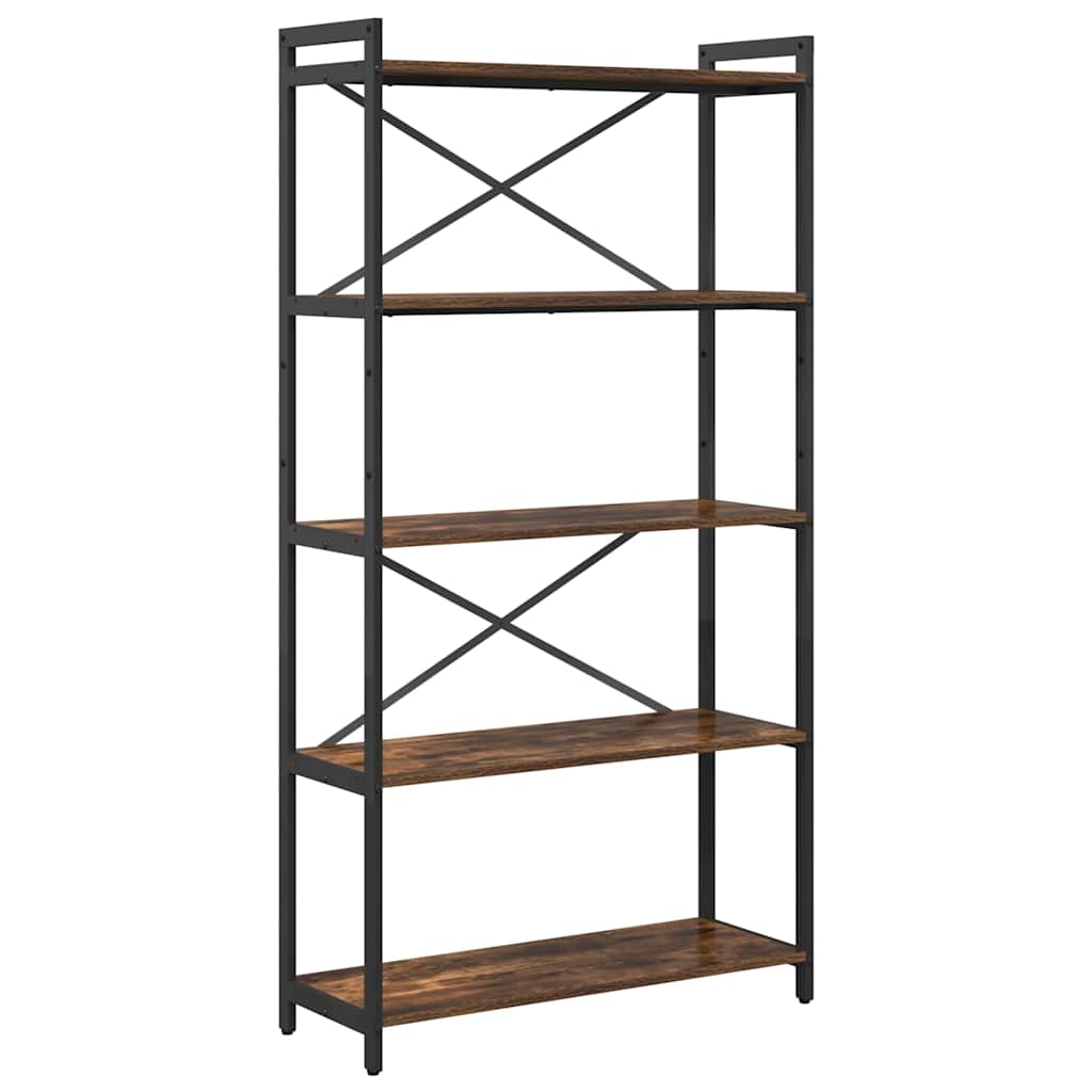 Bokhylla Rökfärgad Ek 80 x 30 x 153 cm