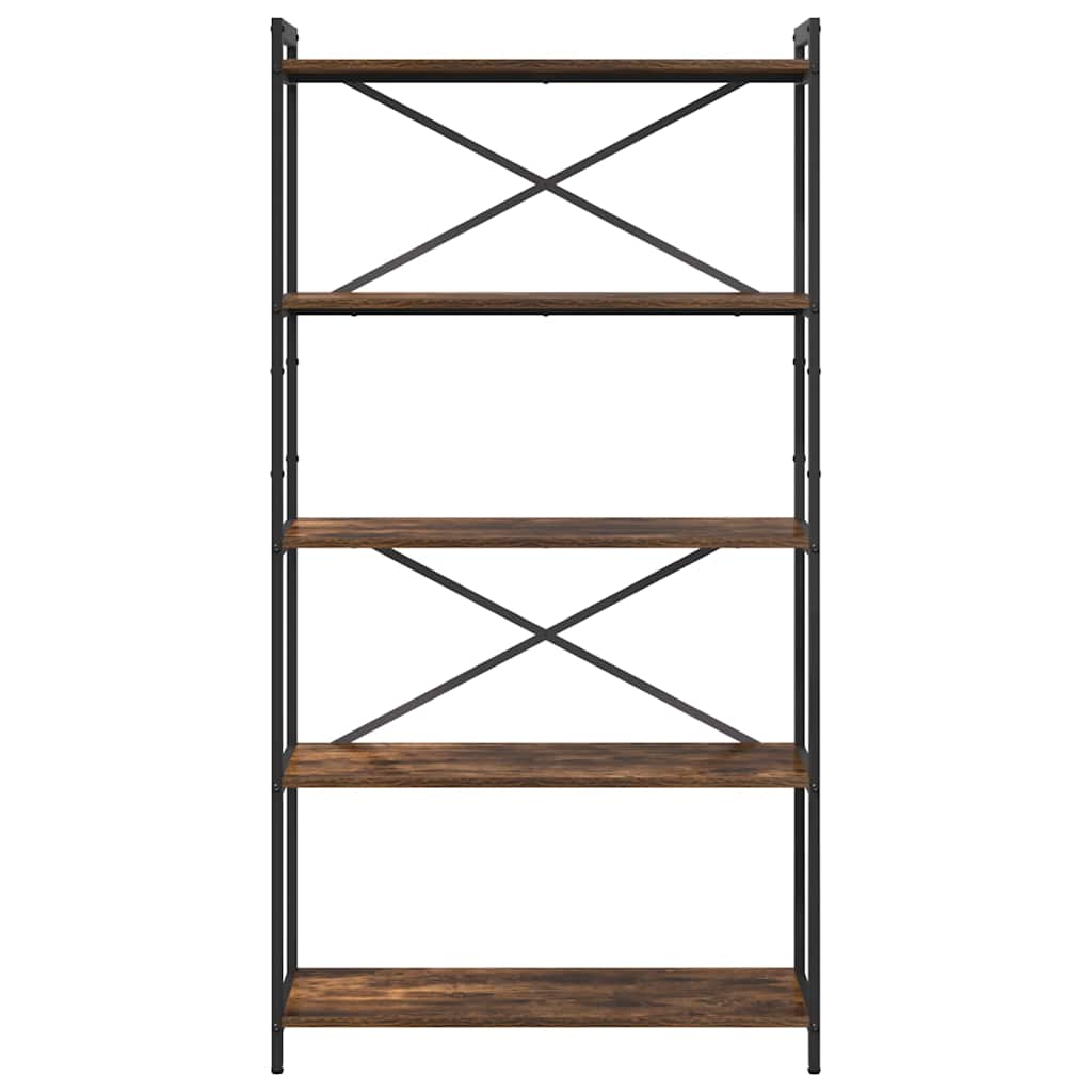 Bokhylla Rökfärgad Ek 80 x 30 x 153 cm