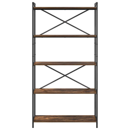 Bokhylla Rökfärgad Ek 80 x 30 x 153 cm