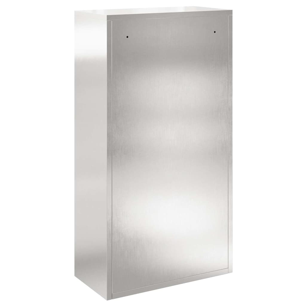 Brevlåda Paketbox med lagring Silver 44 x 22 x 82 cm Rostfritt stål