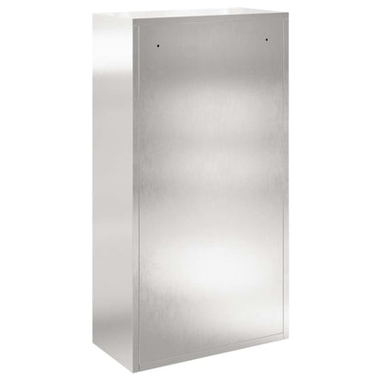 Brevlåda Paketbox med lagring Silver 44 x 22 x 82 cm Rostfritt stål