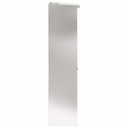 Brevlåda Paketbox med lagring Silver 44,5 x 29 x 110,5 cm Rostfritt stål