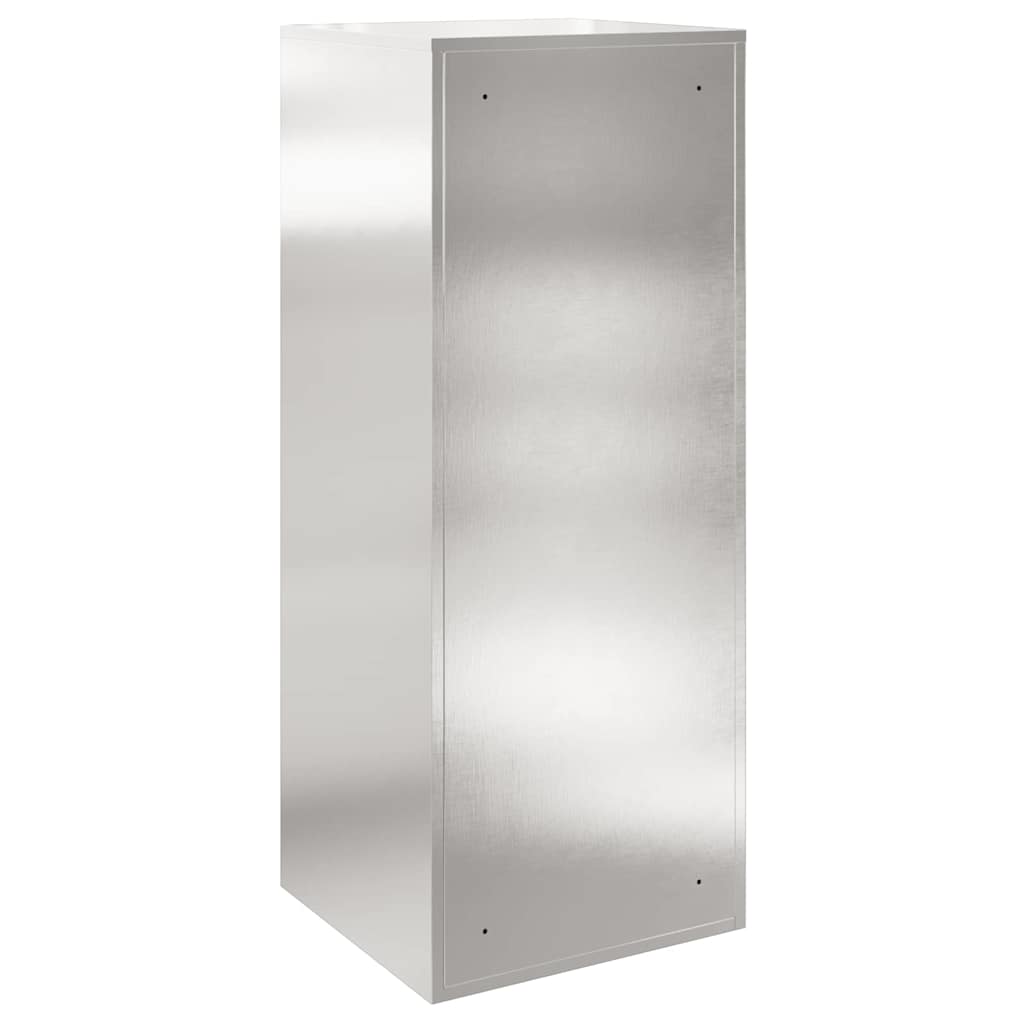 Brevlåda Paketbox med lagring Silver 47,5 x 38 x 59 cm Rostfritt stål