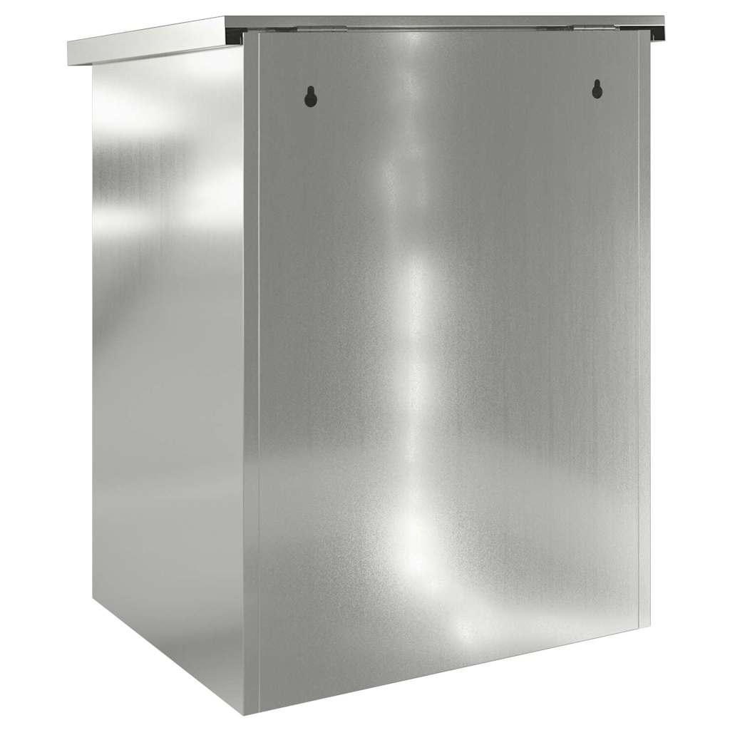 Brevlåda Paketbox med lagring Svart 47.5 x 38 x 59 cm Galvaniserat Stål