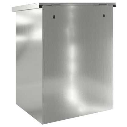 Brevlåda Paketbox med lagring Svart 47.5 x 38 x 59 cm Galvaniserat Stål