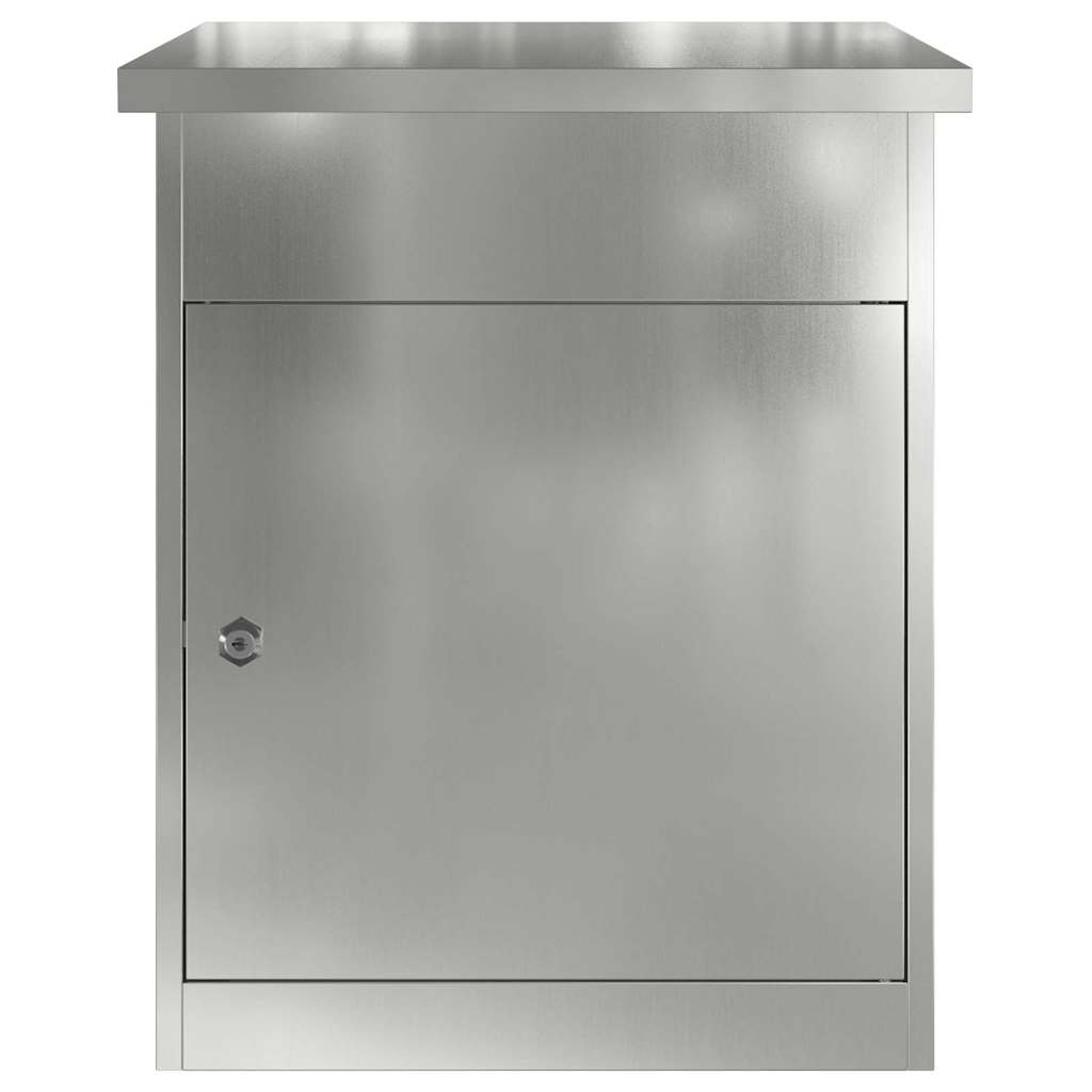 Brevlåda Paketbox med lagring Svart 47.5 x 38 x 59 cm Galvaniserat Stål