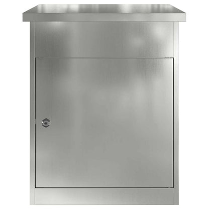 Brevlåda Paketbox med lagring Svart 47.5 x 38 x 59 cm Galvaniserat Stål