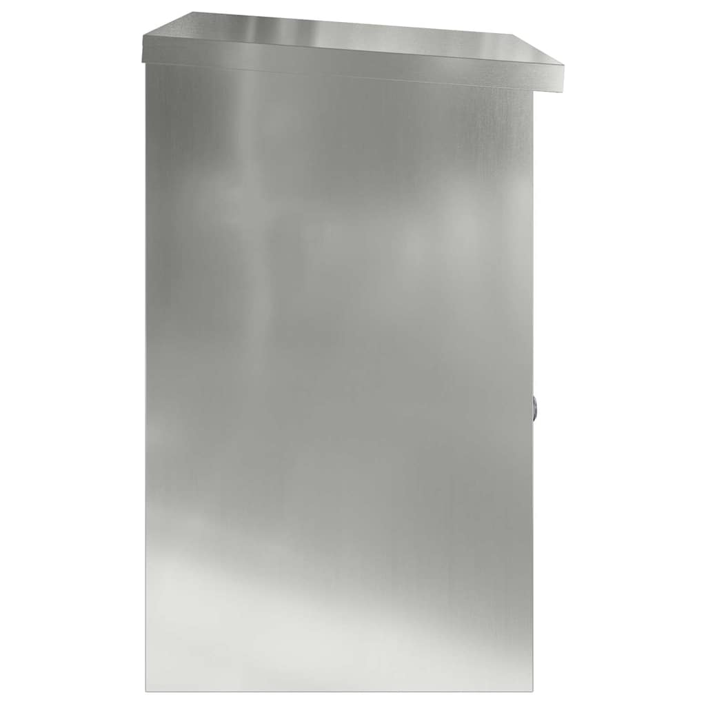 Brevlåda Paketbox med lagring Svart 47.5 x 38 x 59 cm Galvaniserat Stål