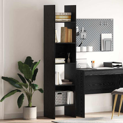 Bokhylla Svart Ek 40 x 35 x 180 cm