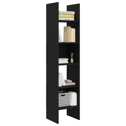 Bokhylla Svart Ek 40 x 35 x 180 cm