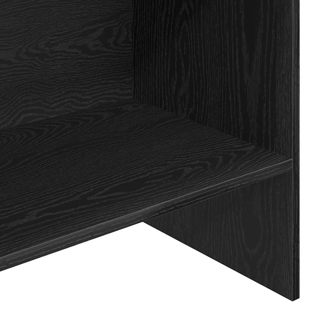 Bokhylla Svart Ek 60 x 35 x 180 cm