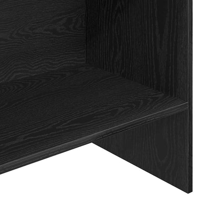 Bokhylla Svart Ek 60 x 35 x 180 cm