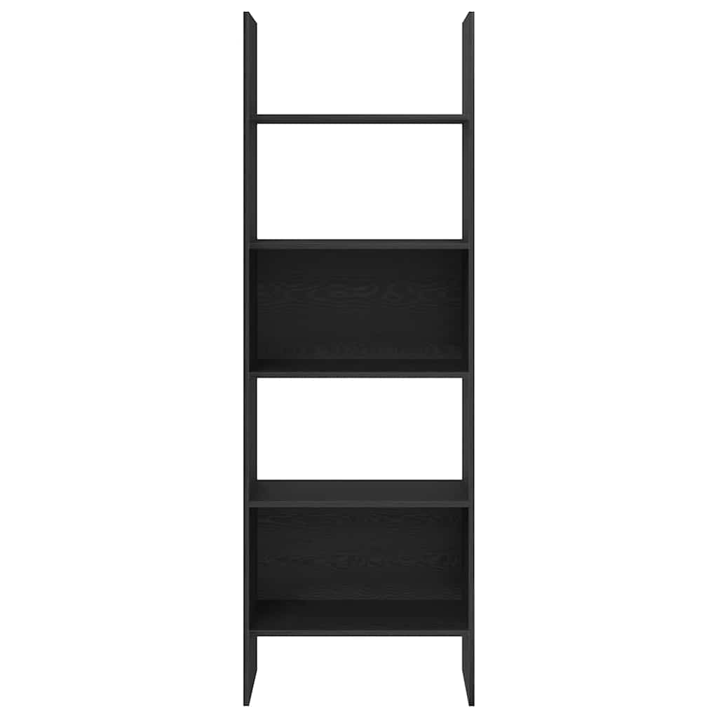 Bokhylla Svart Ek 60 x 35 x 180 cm