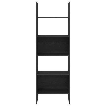 Bokhylla Svart Ek 60 x 35 x 180 cm