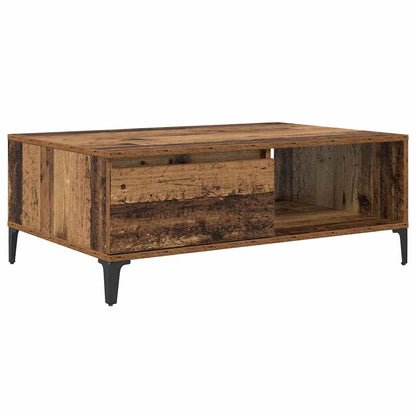 Soffbord Åldrat Trä 90 x 60 x 35 cm