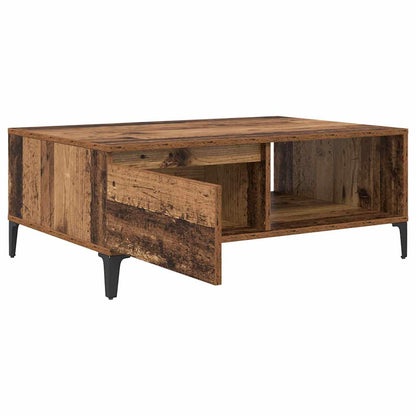 Soffbord Åldrat Trä 90 x 60 x 35 cm