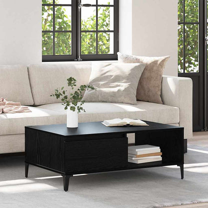 Soffbord Svart Ek 90 x 60 x 35 cm