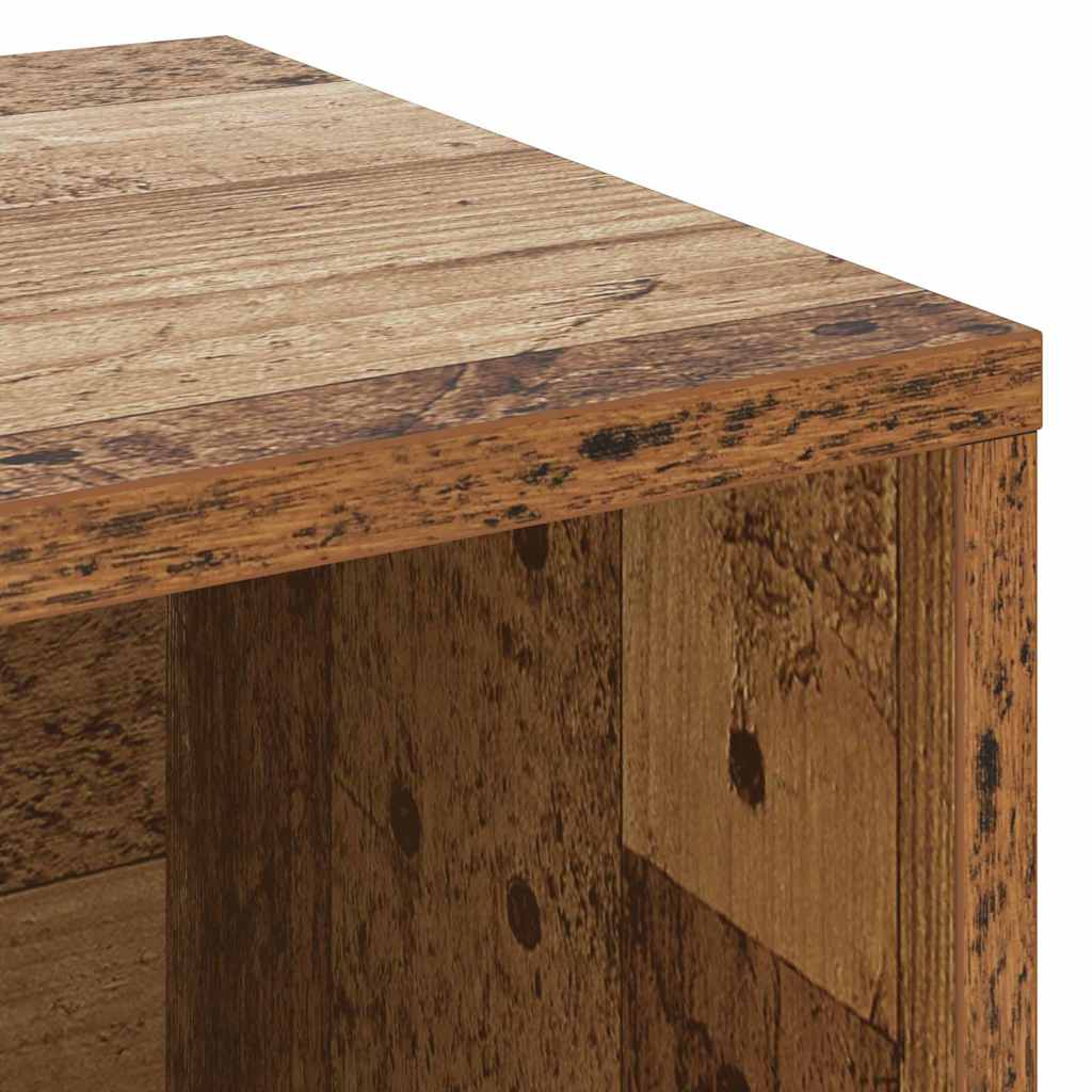 Skoställ Åldrat Trä Skobänk 103 x 30 x 54,5 cm