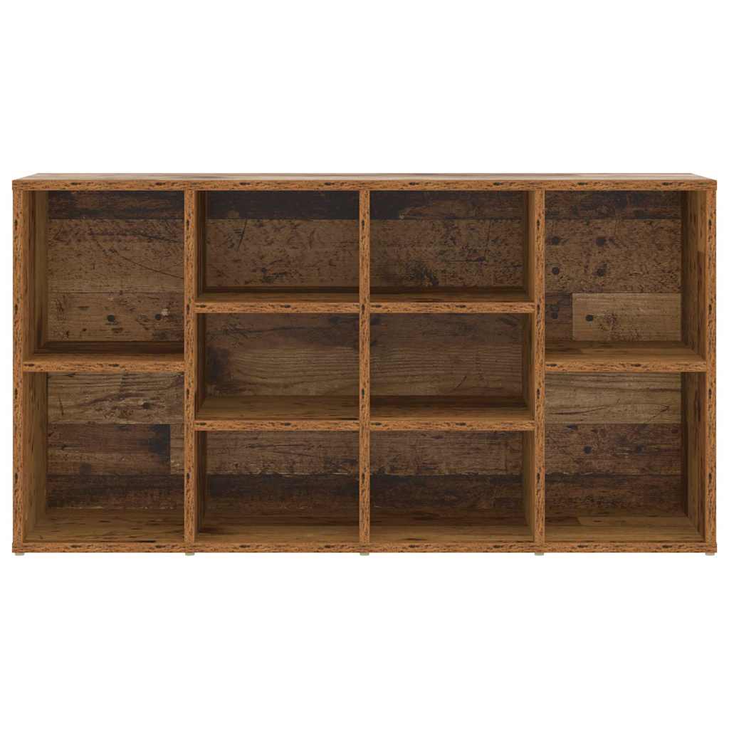 Skoställ Åldrat Trä Skobänk 103 x 30 x 54,5 cm