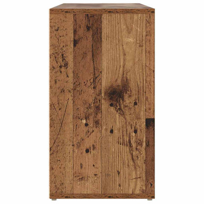 Skoställ Åldrat Trä Skobänk 103 x 30 x 54,5 cm