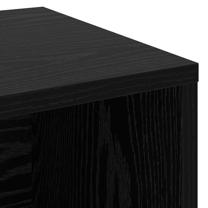 Skoställ Svart Ek Skobänk med hylla 103 x 30 x 54,5 cm
