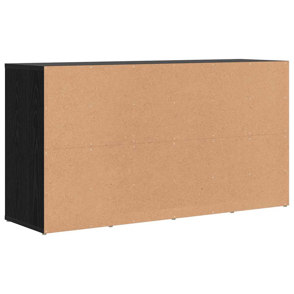 Skoställ Svart Ek Skobänk med hylla 103 x 30 x 54,5 cm