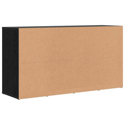 Skoställ Svart Ek Skobänk med hylla 103 x 30 x 54,5 cm