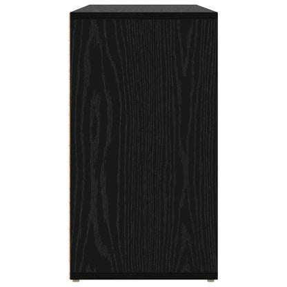 Skoställ Svart Ek Skobänk med hylla 103 x 30 x 54,5 cm