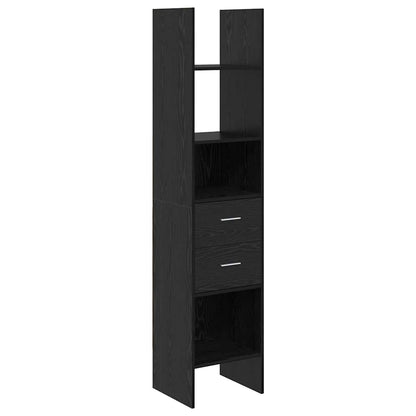 Bokhylla Svart Ek 40 x 35 x 180 cm