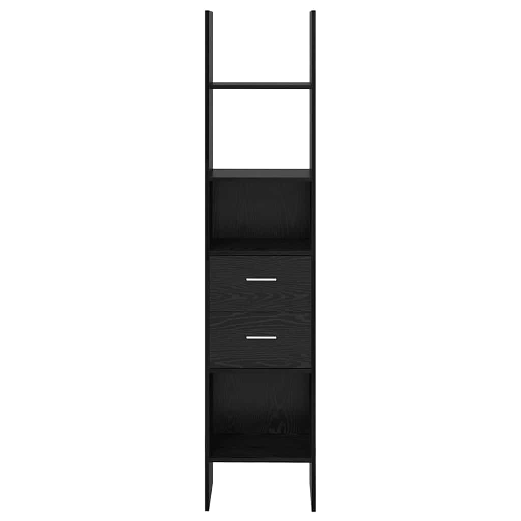 Bokhylla Svart Ek 40 x 35 x 180 cm