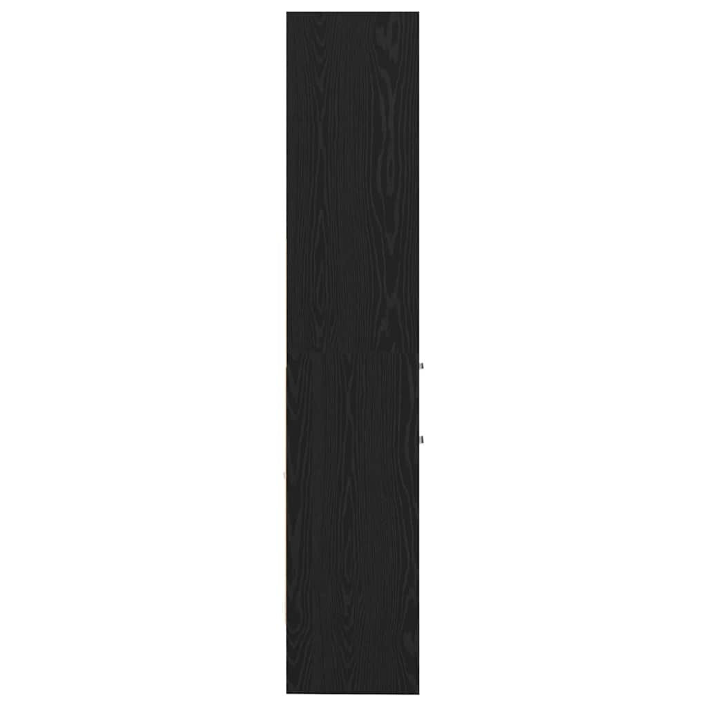Bokhylla Svart Ek 40 x 35 x 180 cm