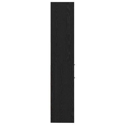 Bokhylla Svart Ek 40 x 35 x 180 cm