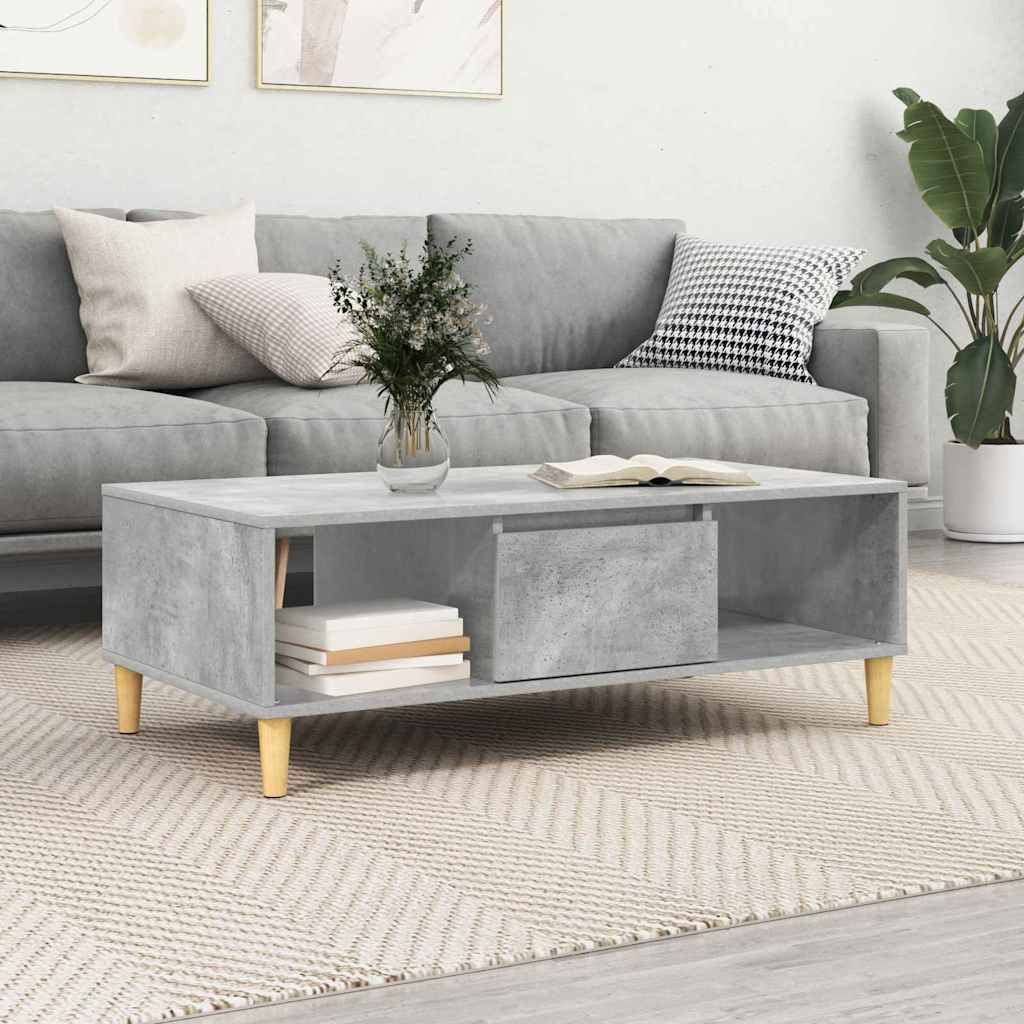 Soffbord Betonggrå 103.5 x 60 x 35 cm