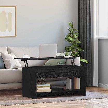 Soffbord Svart Ek 80 x 50,5 x 41,5 cm
