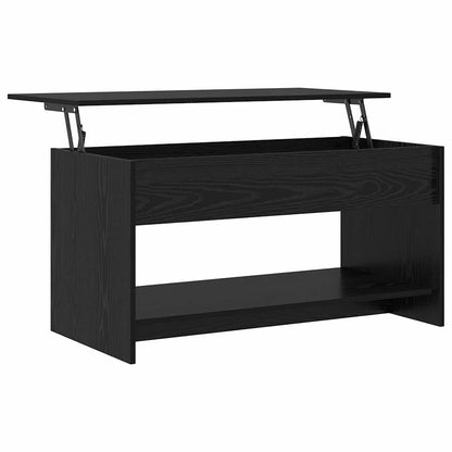 Soffbord Svart Ek 80 x 50,5 x 41,5 cm