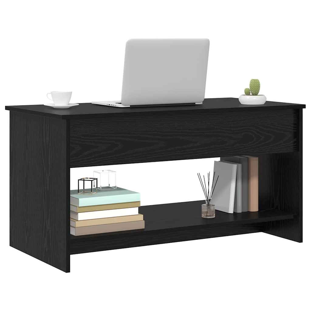 Soffbord Svart Ek 80 x 50,5 x 41,5 cm